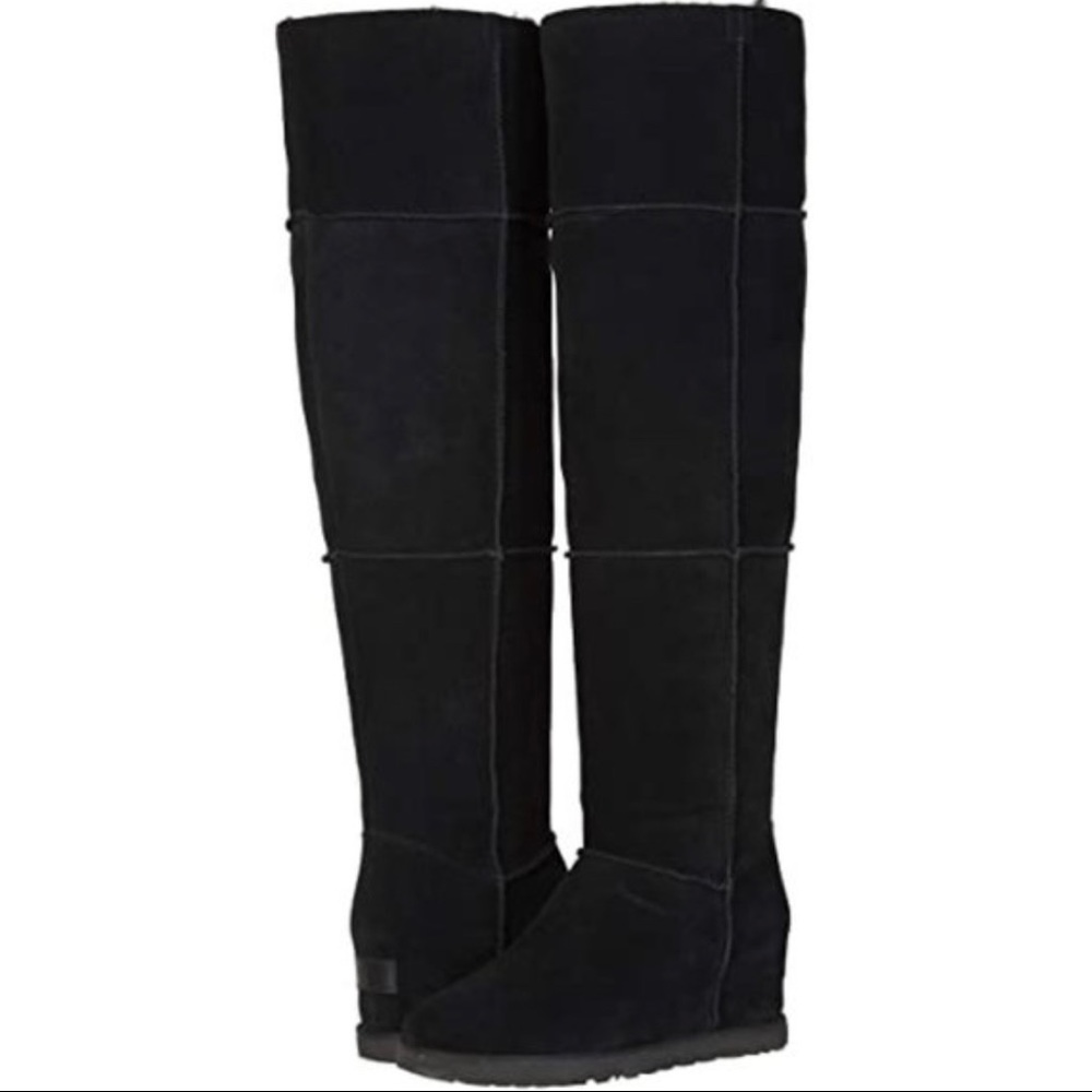 Like New UGG Femme Over the Knee Black Boots
